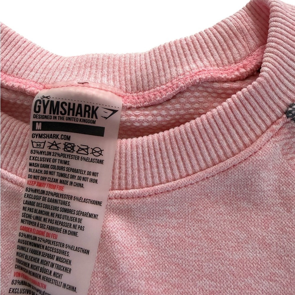 Gymshark Ombre Long Sleeve Crop Top - Size M - Picture 10 of 10